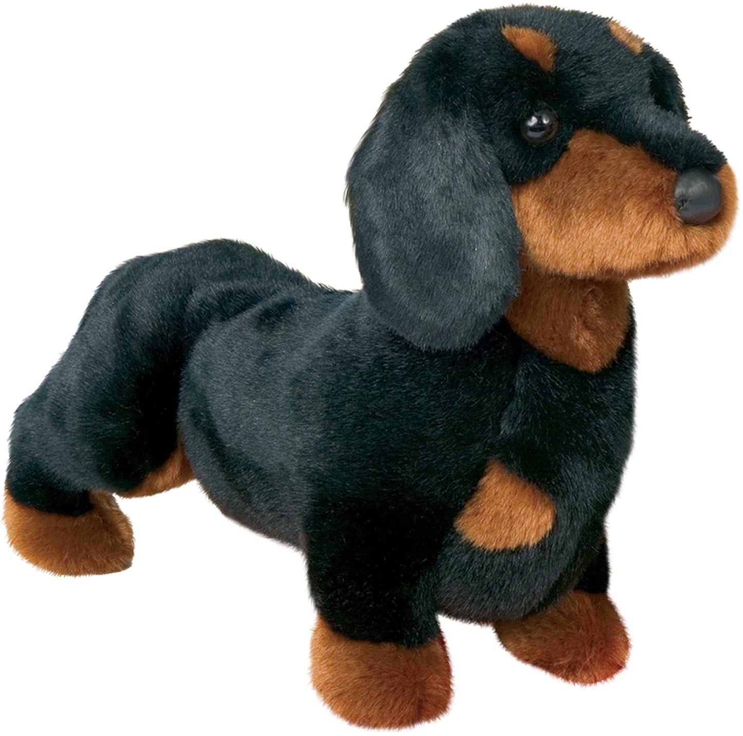 Douglas Spats Black & Tan Dachshund Plush – 12-Inch Cuddly Dog Toy