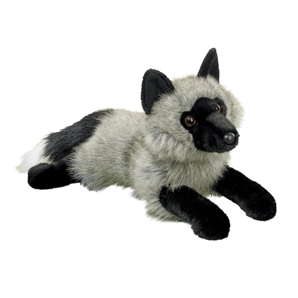 Douglas Sterling Silver Fox Plush Stuffed Animal – 20 inches