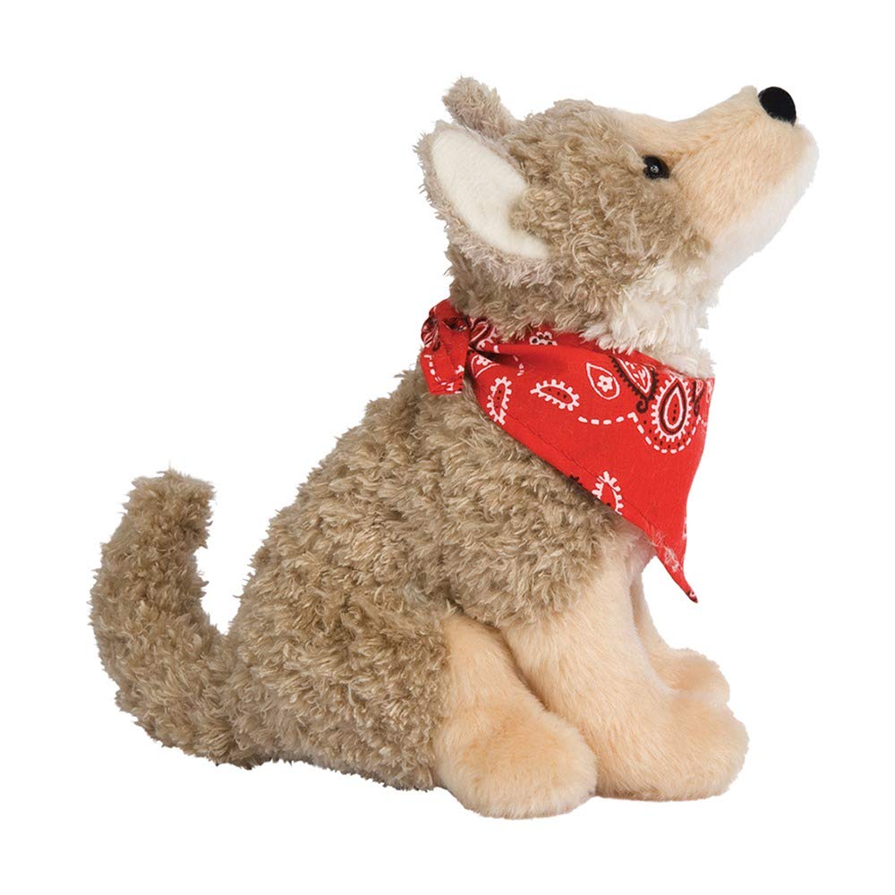 Douglas Trickster Coyote Plush – 6.5-Inch Realistic Coyote Toy for Kids