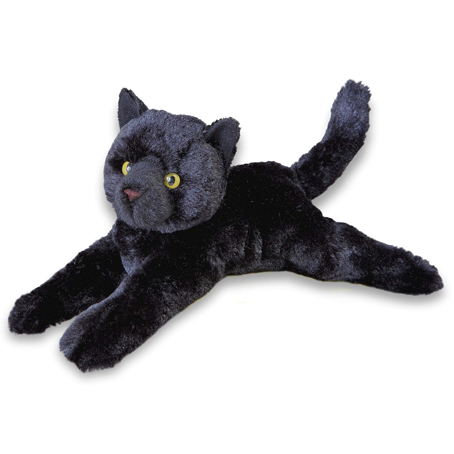 Douglas Tug Black Cat Plush - 14-Inch Soft Stuffed Animal