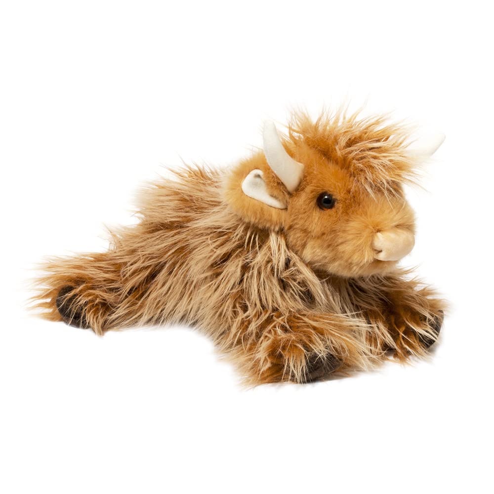 Douglas Wallace Scottish Highland Cow Plush – 16in Cuddle Toy by Douglas