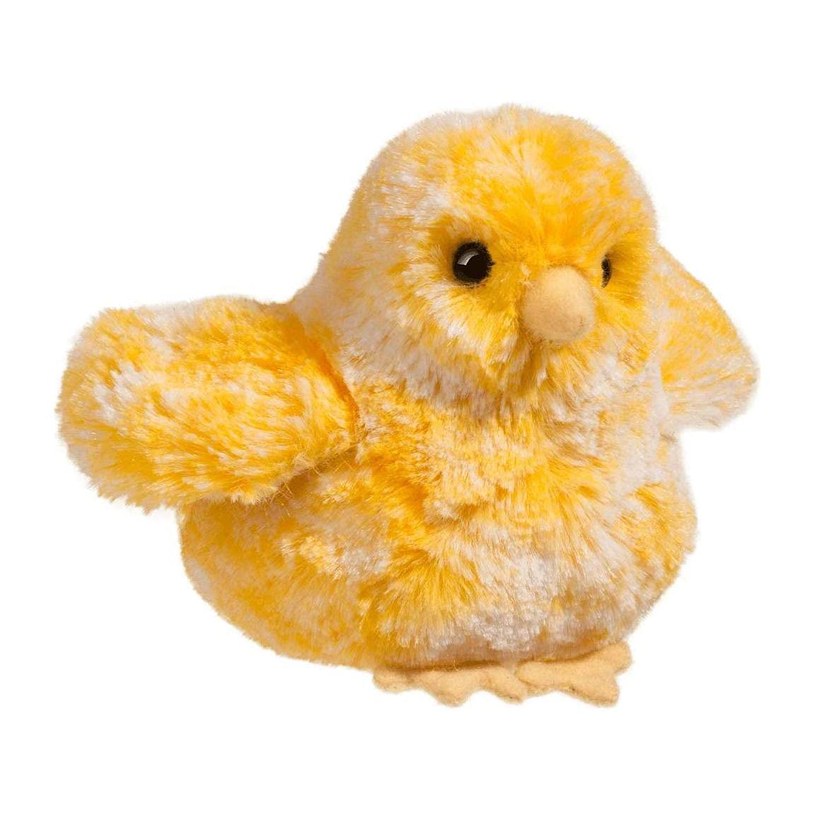 Douglas Yellow Chick Plush Chicken — 4-Inch Stuffed Animal (10 cm)