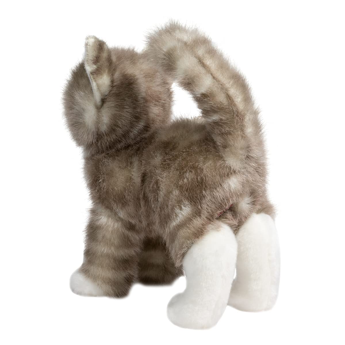 Douglas Zipper Gray Tabby Cat Plush – 12-Inch Huggable Stuffed Animal