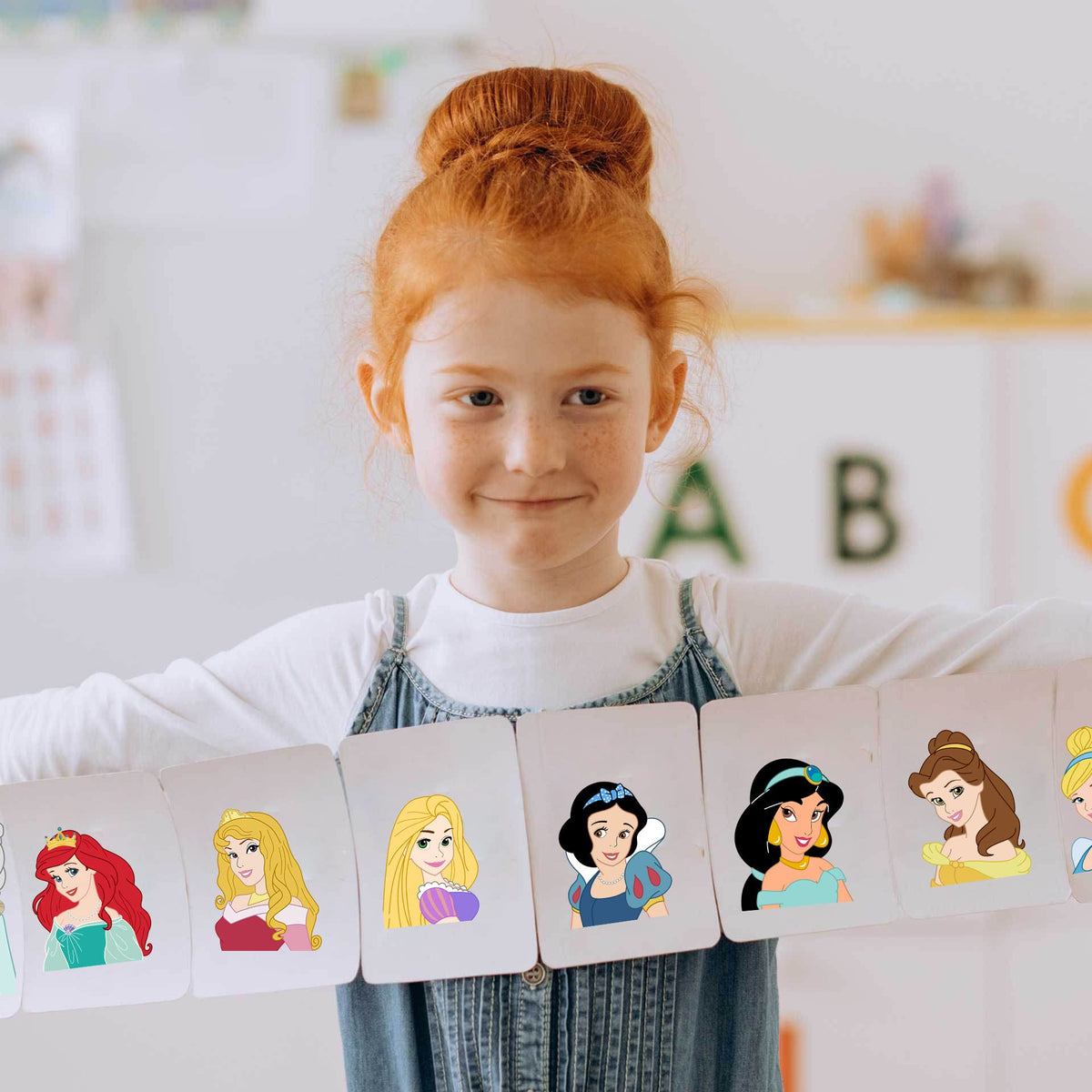 Dovipta Cute Princesses Stickers – 24 Sheets Princess Face DIY Sticker Pack