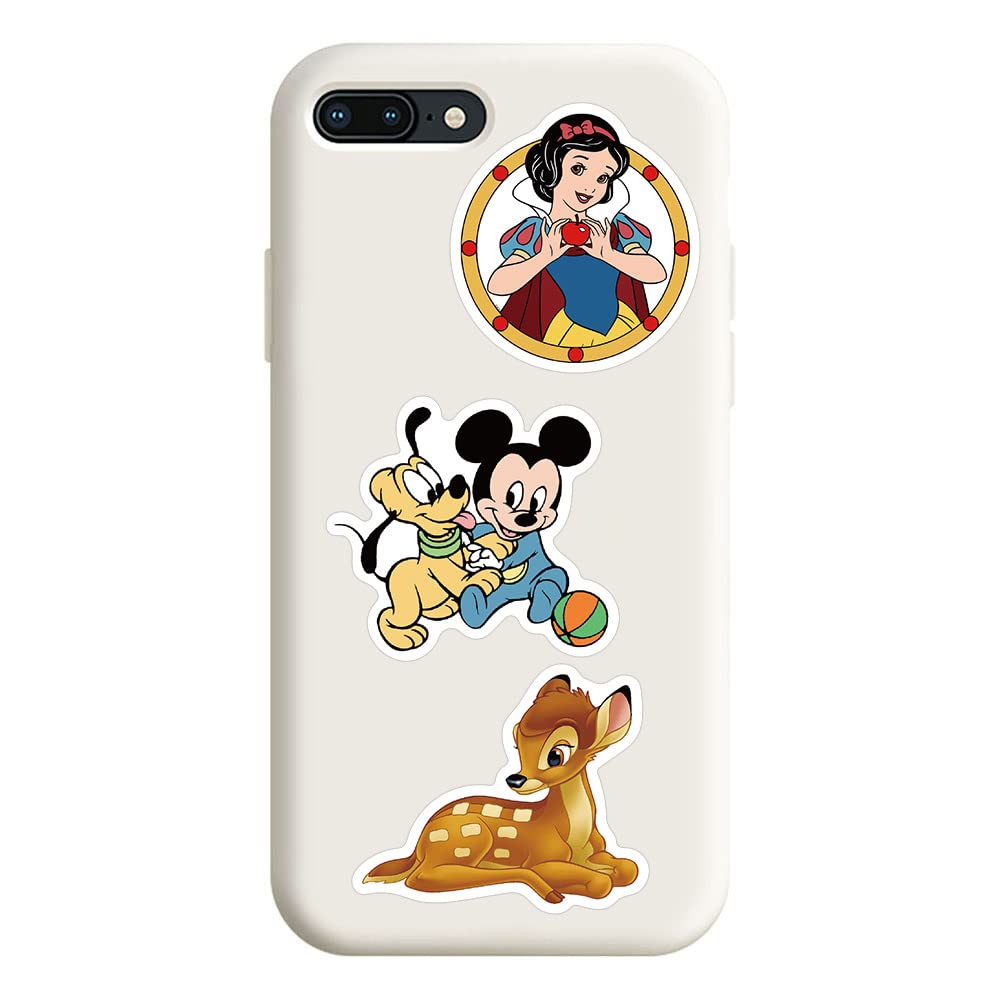 Dovipta 100Pcs Cute Cartoon Water Bottle Stickers – Waterproof Vinyl, Removable