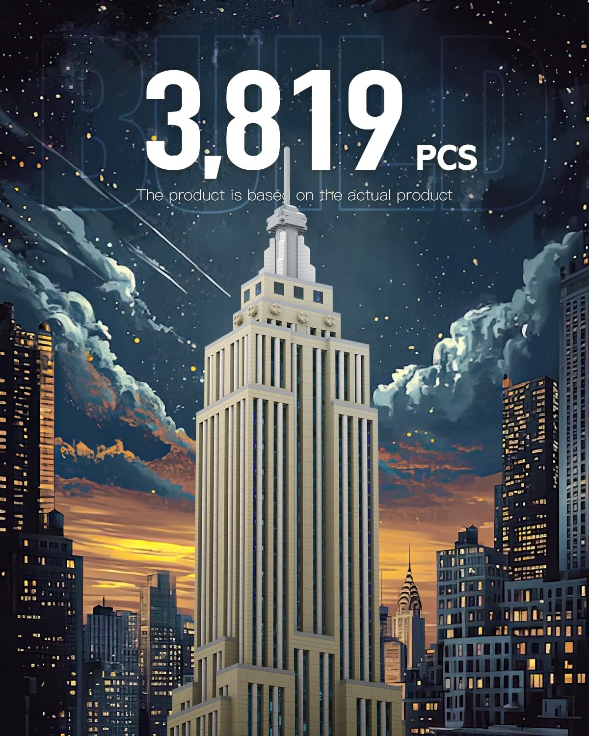 dOvOb Architecture Empire Building Micro Blocks Set (3819PCS) – World-Famous Skyscraper Model for Kids & Adults