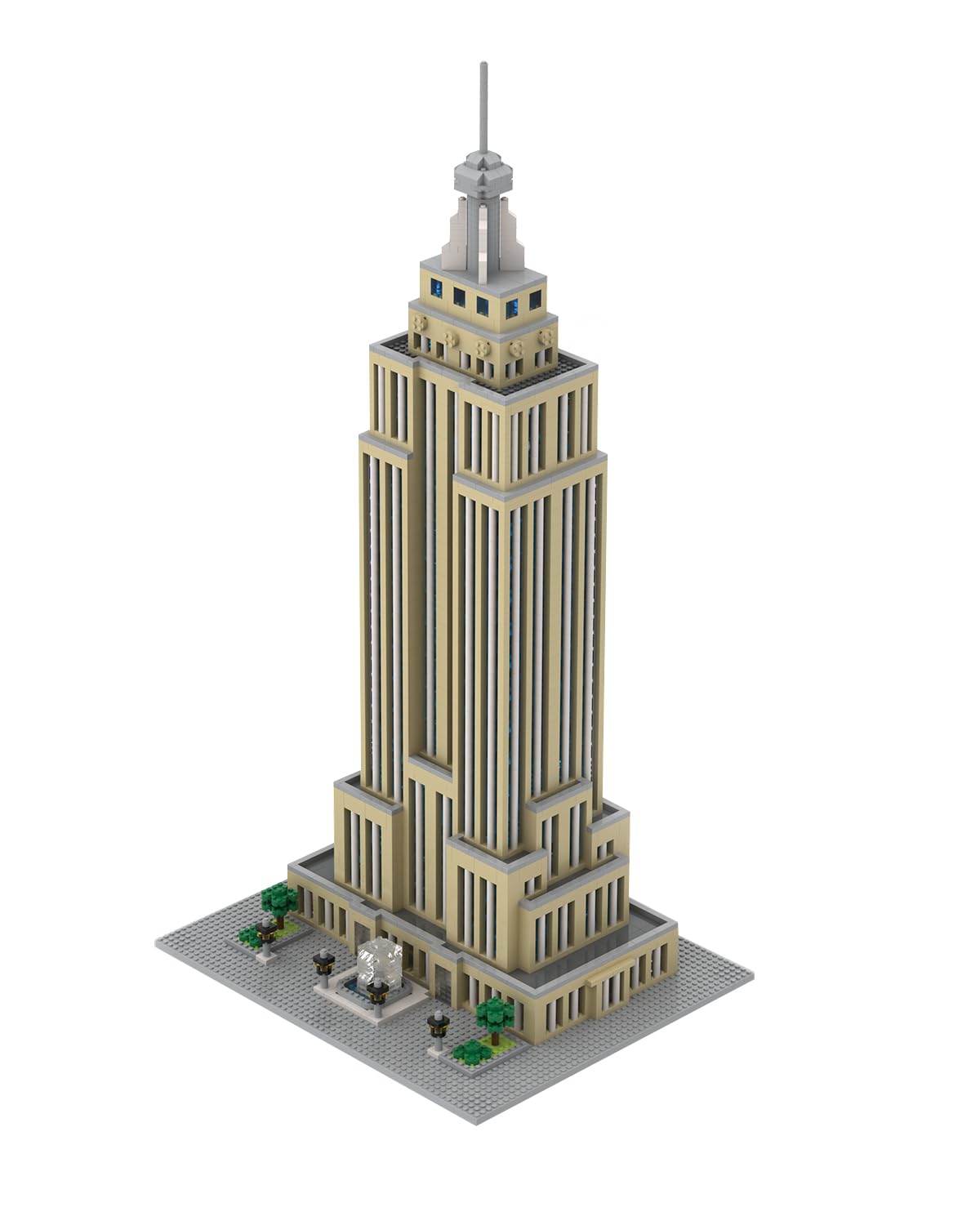 dOvOb Architecture Empire Building Micro Blocks Set (3819PCS) – World-Famous Skyscraper Model for Kids & Adults