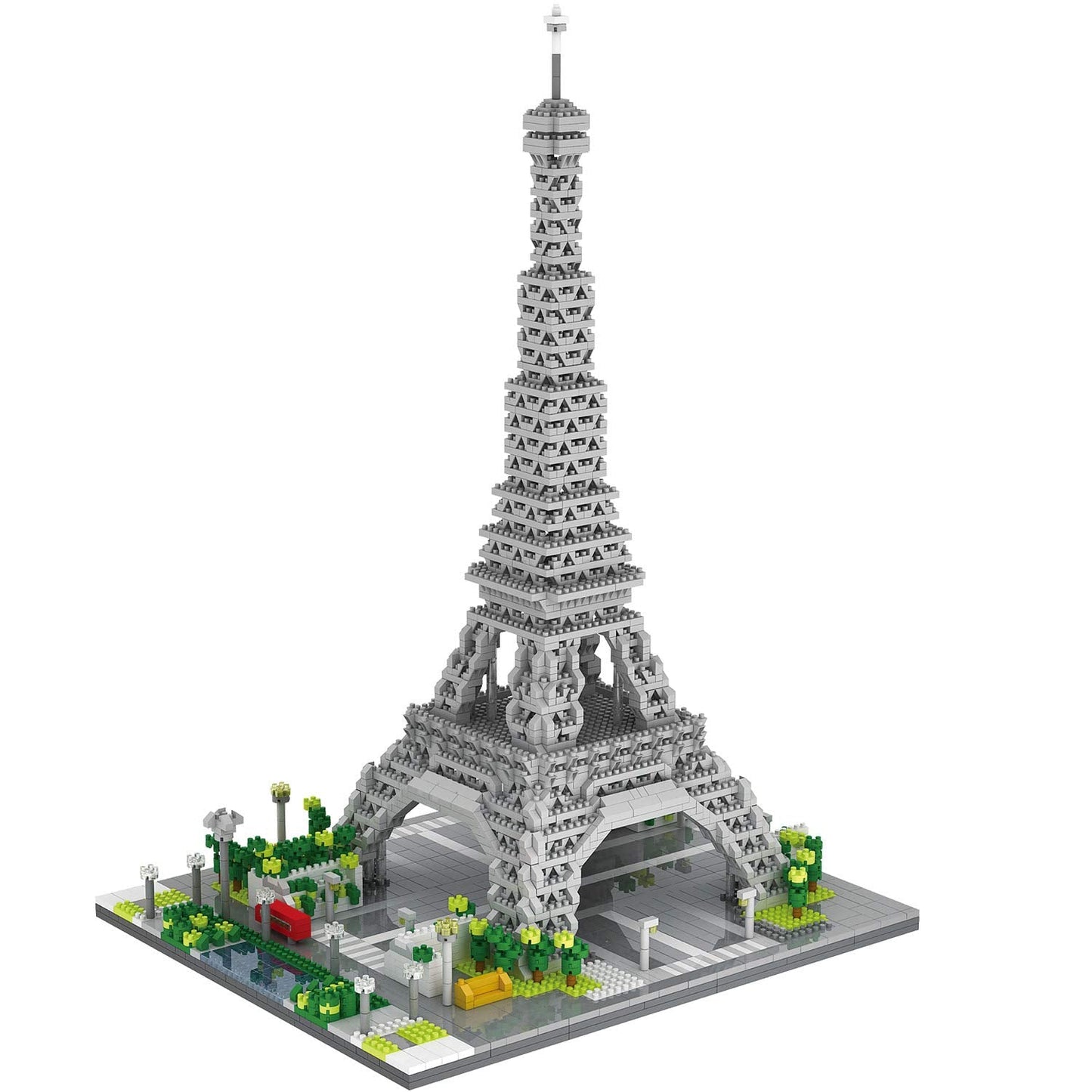 dOvOb Architecture Eiffel Tower Micro Blocks Set – 3369-Piece 3D Puzzle