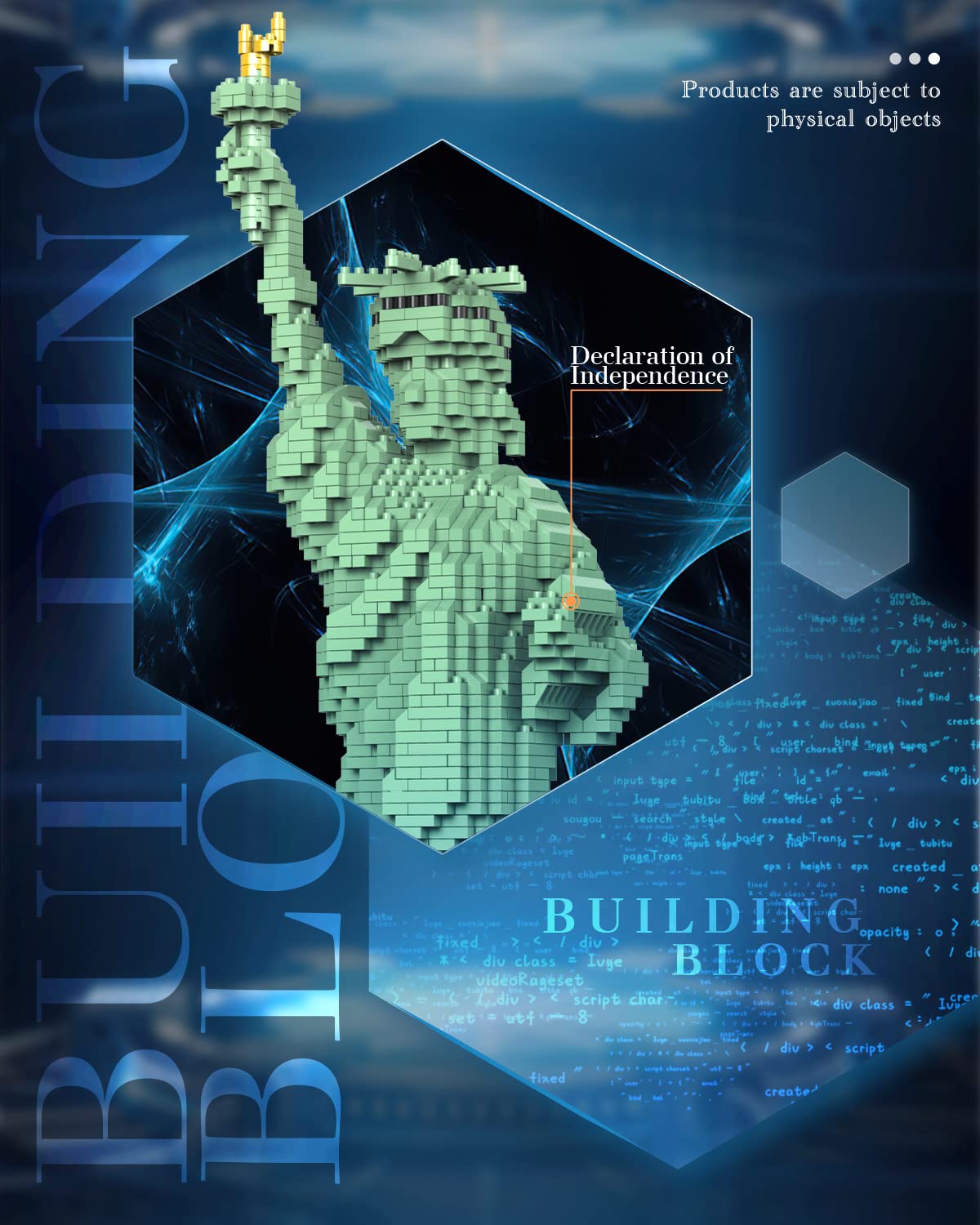 dOvOb Statue of Liberty Micro Blocks Set (2510 PCS) – Architectural Model Toys