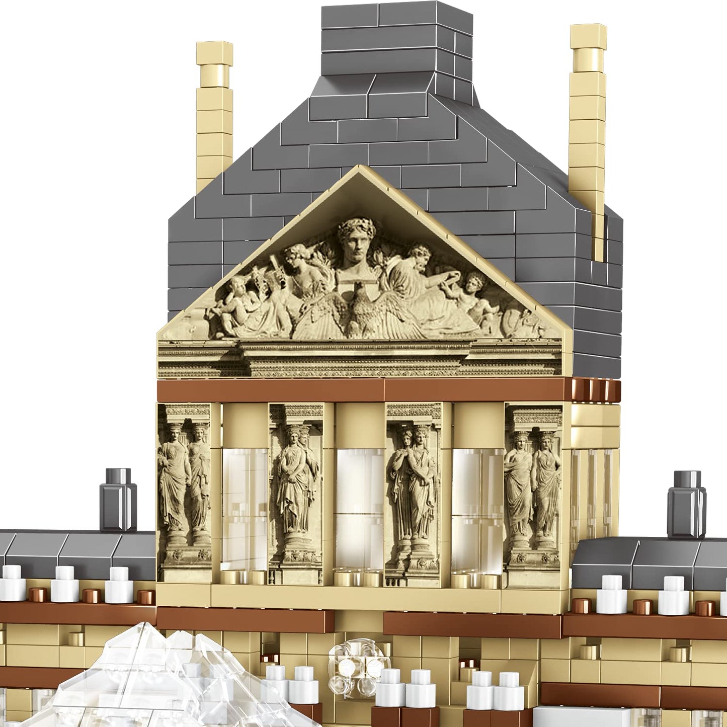 dOvOb Louvre Micro Building Blocks Set (2885 PCS) – World-Famous Architectural Model Kit for Kids & Adults