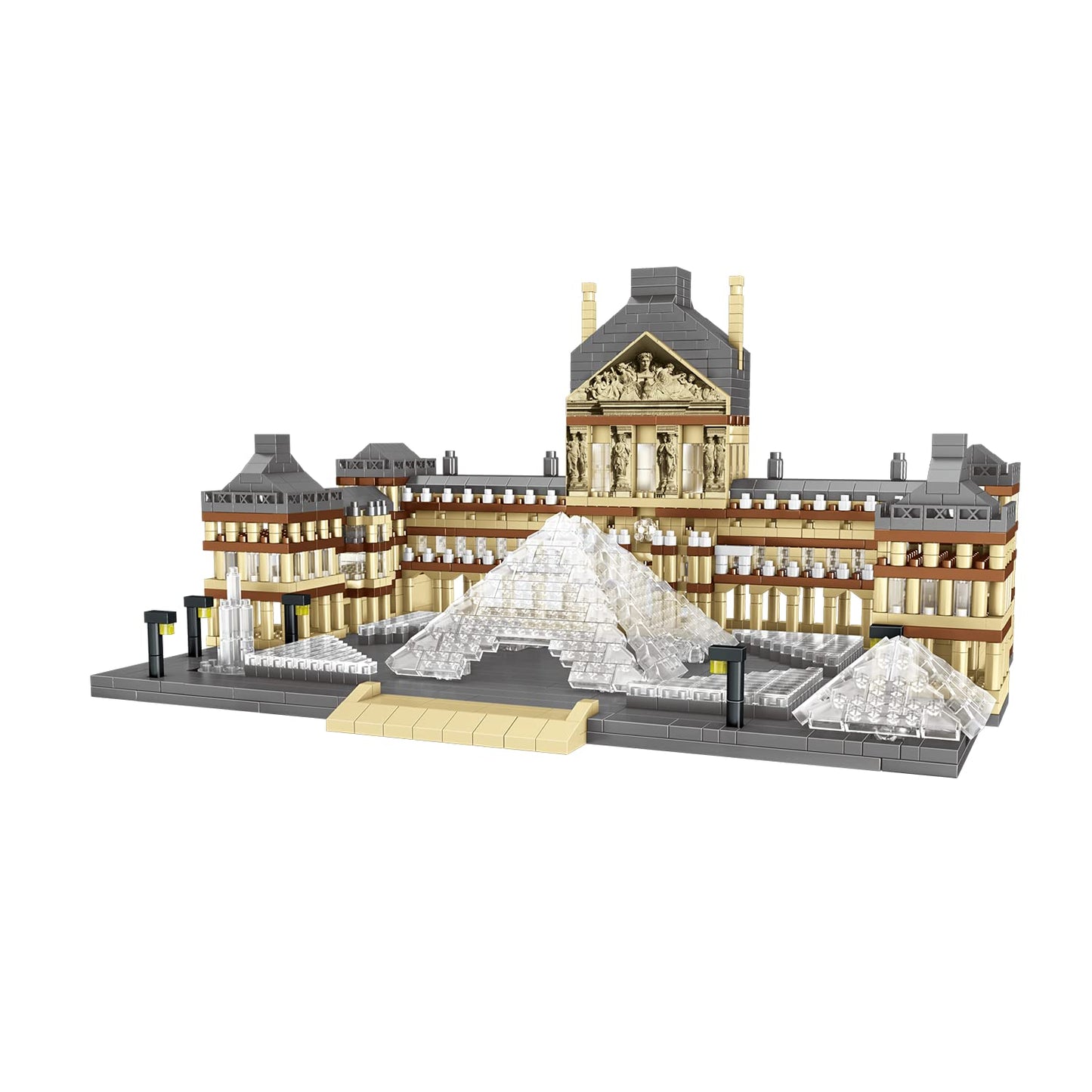 dOvOb Louvre Micro Building Blocks Set (2885 PCS) – World-Famous Architectural Model Kit for Kids & Adults