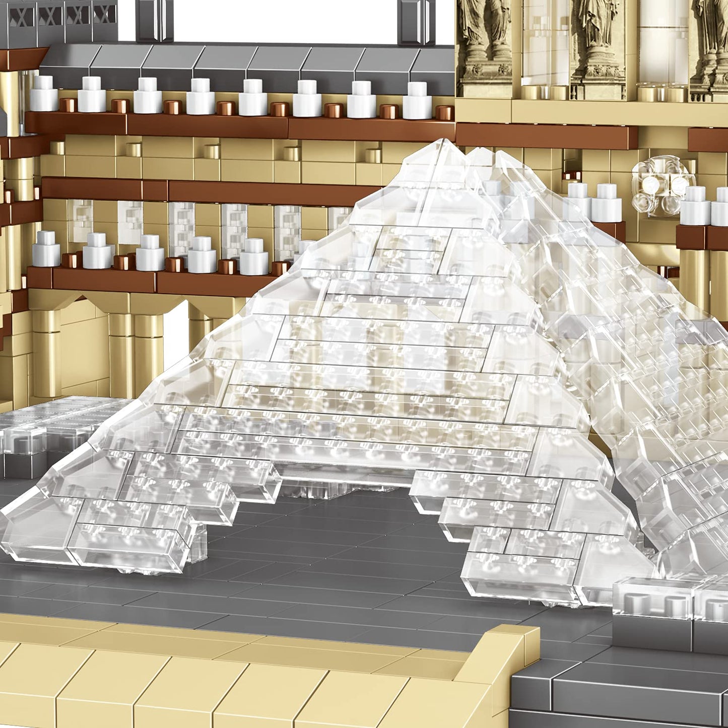 dOvOb Louvre Micro Building Blocks Set (2885 PCS) – World-Famous Architectural Model Kit for Kids & Adults