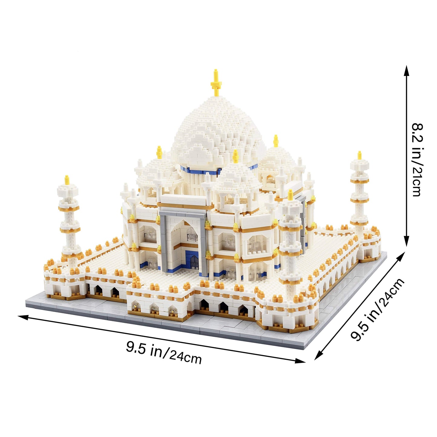 dOvOb Micro Mini Blocks Taj Mahal Building Set 4000 Pieces – Architecture Model and Gift for Kids & Adults