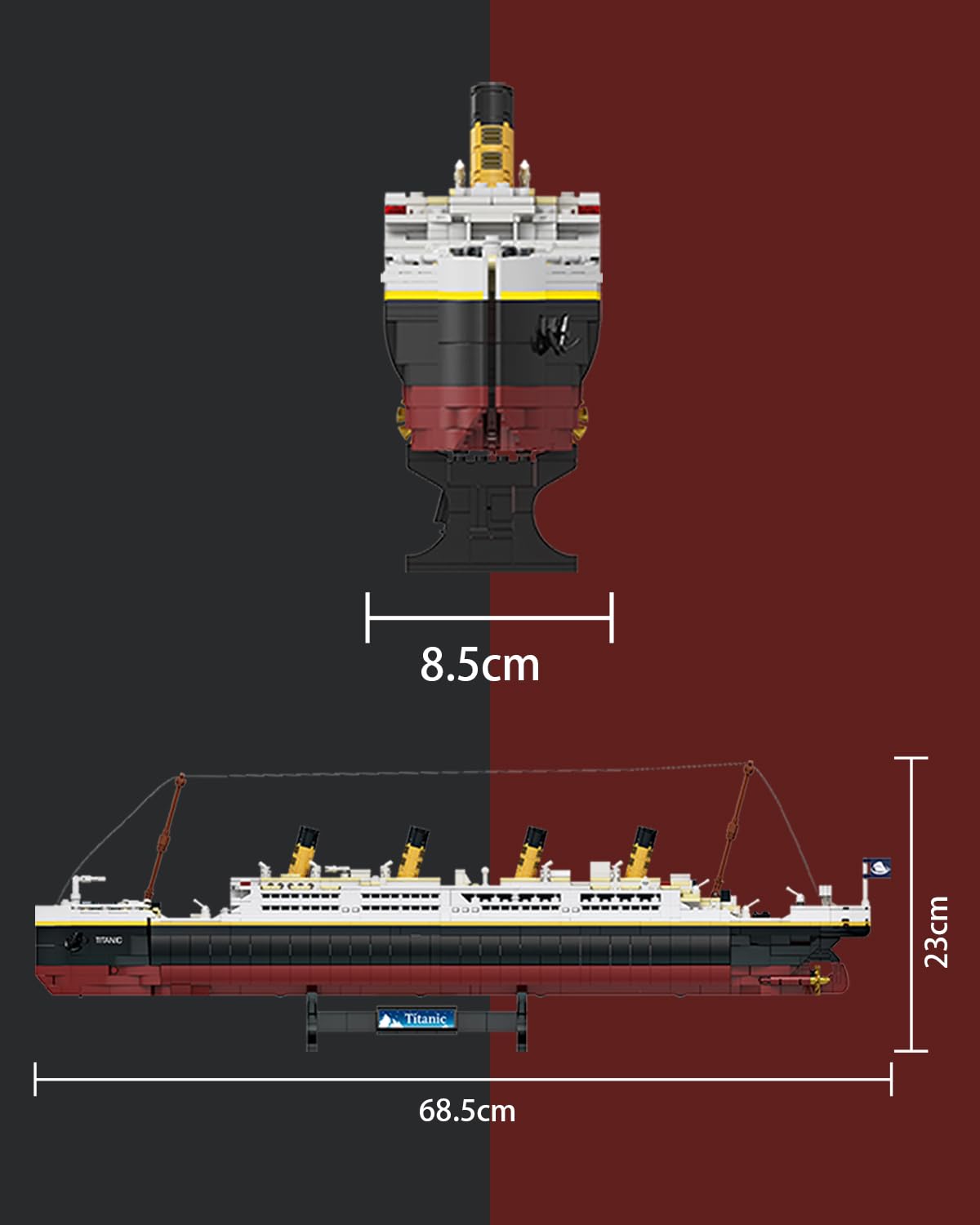 dOvOb Titanic Model Blocks Set – 2022 Pieces, Compatible with Major Brands
