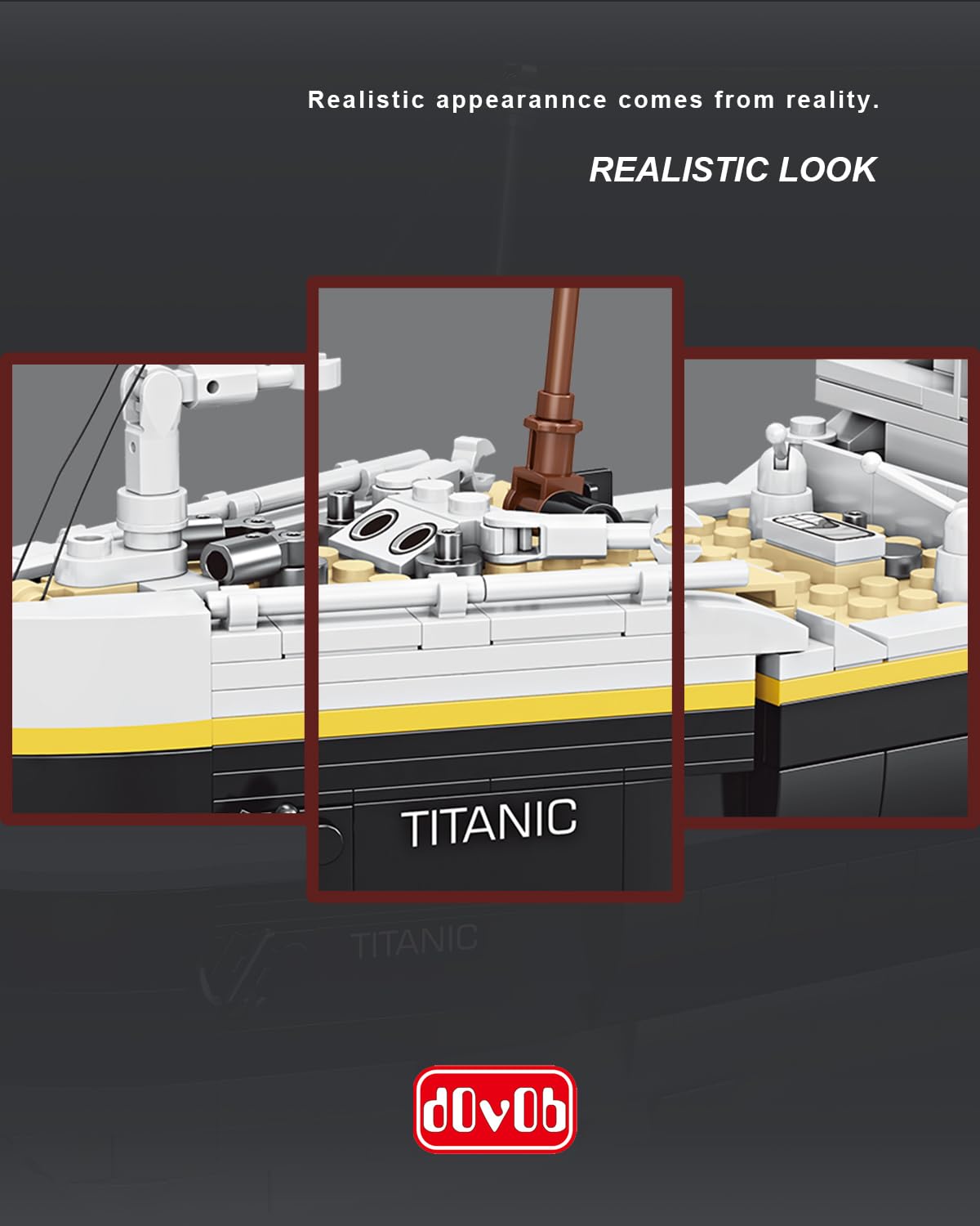 dOvOb Titanic Model Blocks Set – 2022 Pieces, Compatible with Major Brands