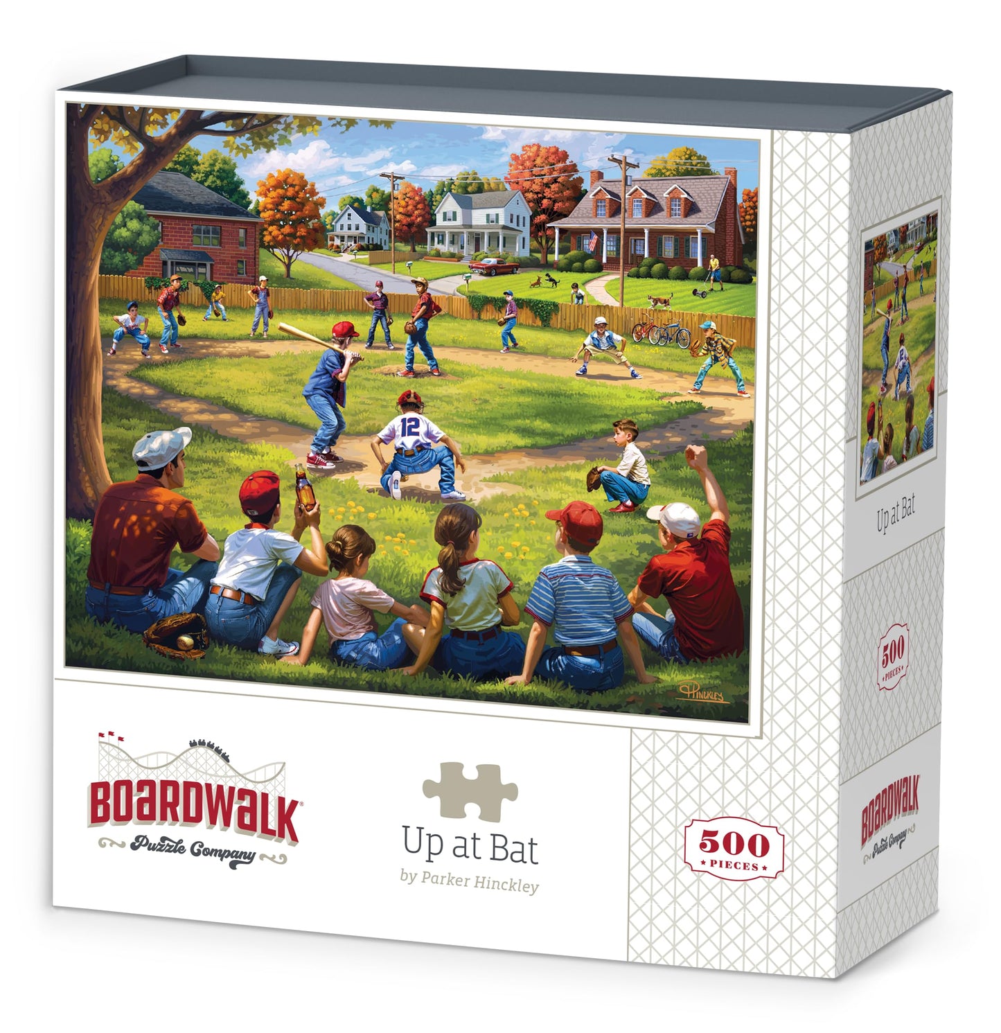 Dowdle Boardwalk Puzzles Up at Bat – 500 Piece Jigsaw Puzzle for Adults, Made in USA