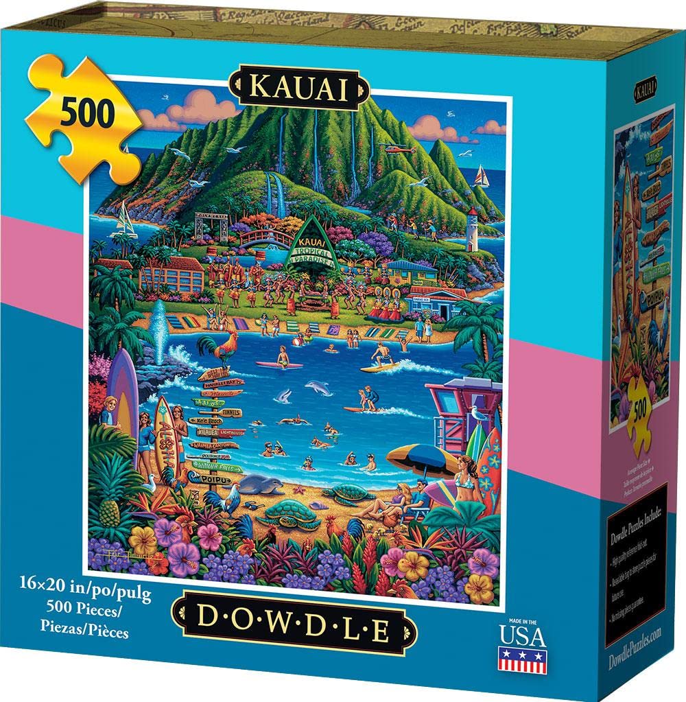 Dowdle Kauai Jigsaw Puzzle – 500-Piece, 16x20 Inches, Premium Craftsmanship