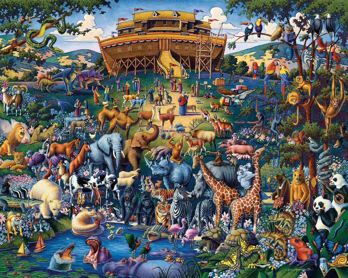Dowdle Jigsaw Puzzle - Noah's Ark - 1000 Piece | Family Puzzle by Dowdle