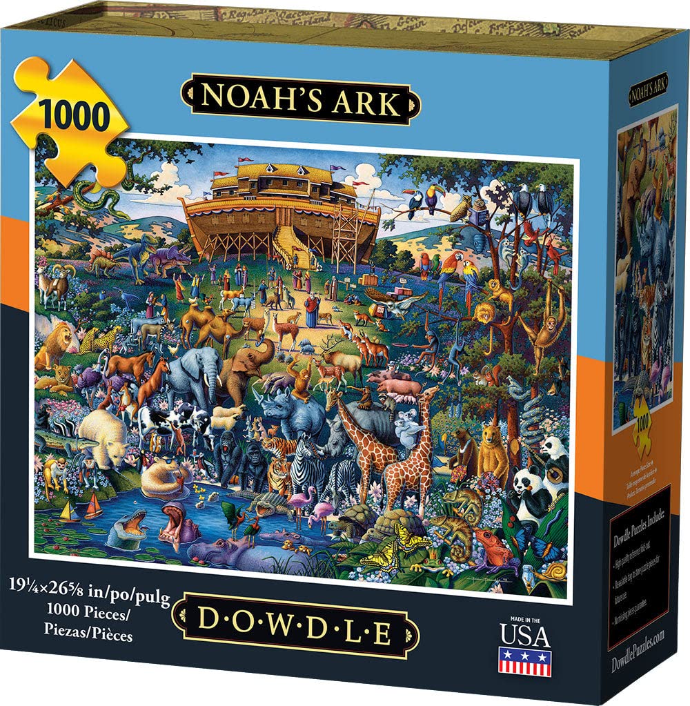 Dowdle Jigsaw Puzzle - Noah's Ark - 1000 Piece | Family Puzzle by Dowdle