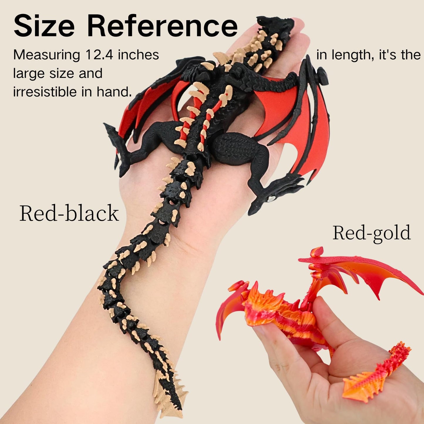 Dpcirk Wyvern Castle Dice Tower – Red & Black with 5 D20 Dice for RPGs
