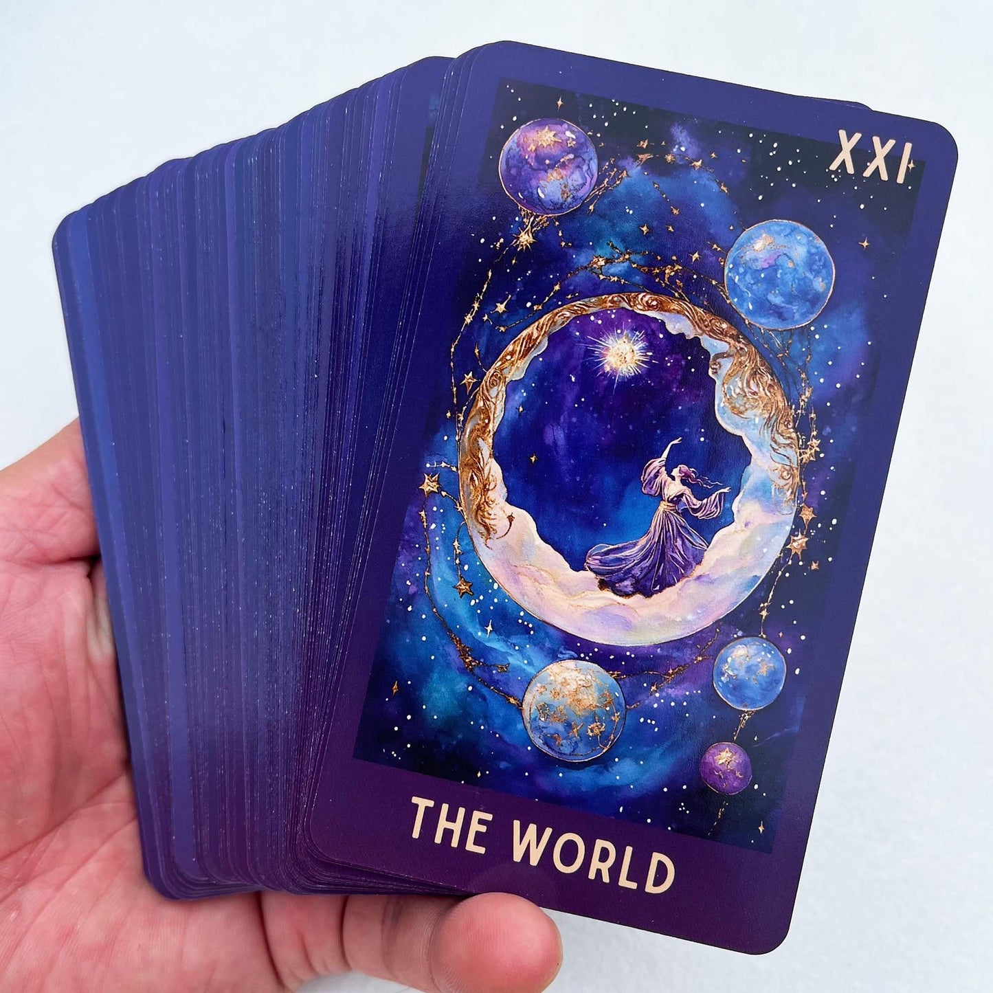 Celestial Tarot Deck by DPEHAKMK - 78 Cosmic Cards with Guidebook