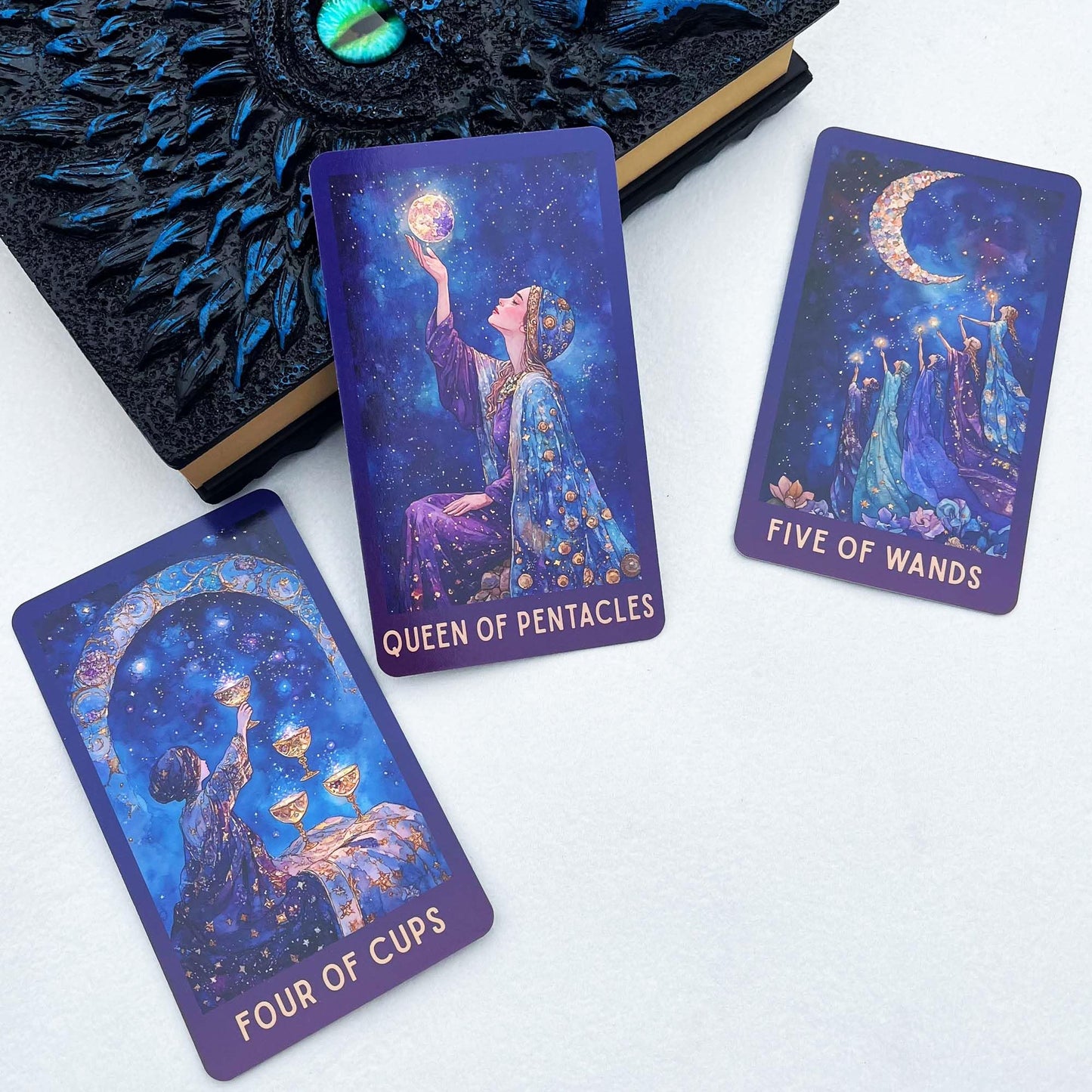 Celestial Tarot Deck by DPEHAKMK - 78 Cosmic Cards with Guidebook