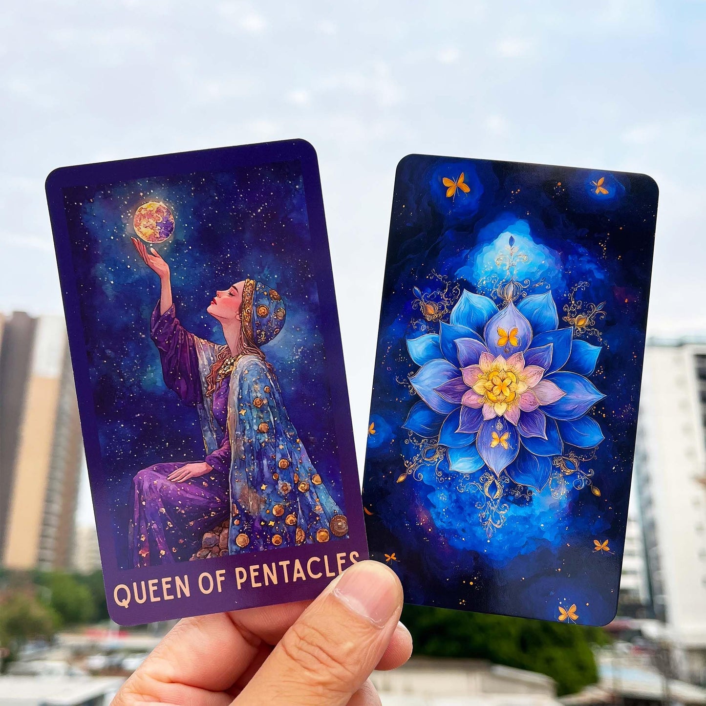 Celestial Tarot Deck by DPEHAKMK - 78 Cosmic Cards with Guidebook