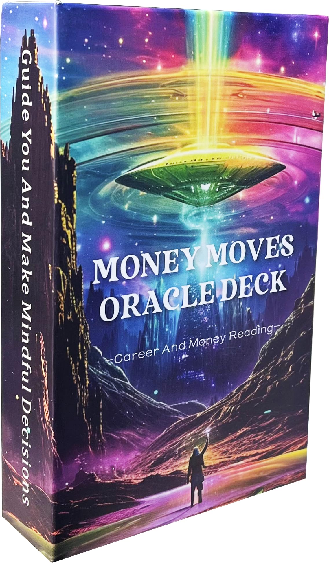DPEHAKMK Money Oracle Cards - Career & Life Oracle Deck for Beginners (54 Cards)