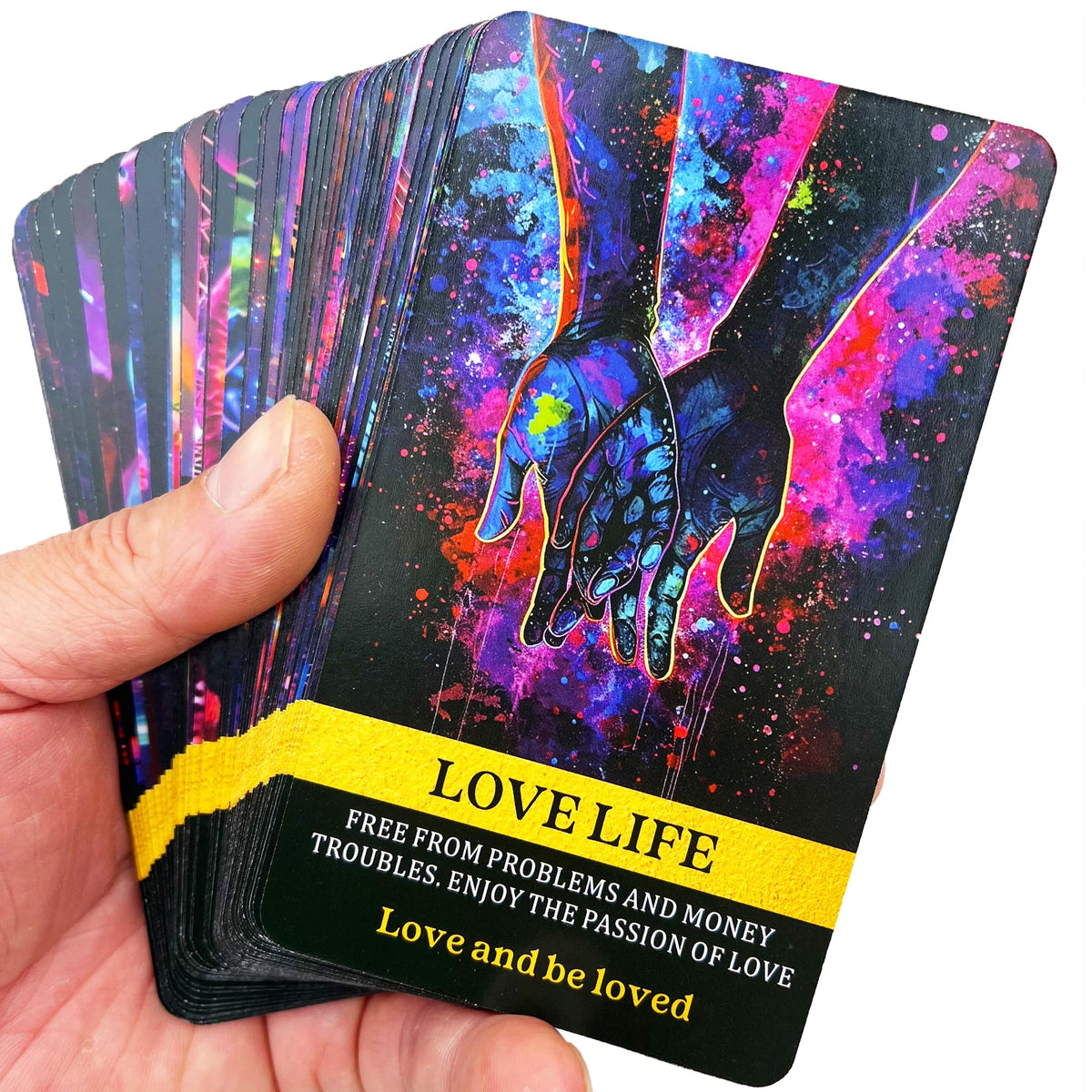 DPEHAKMK Money Oracle Cards - Career & Life Oracle Deck for Beginners (54 Cards)