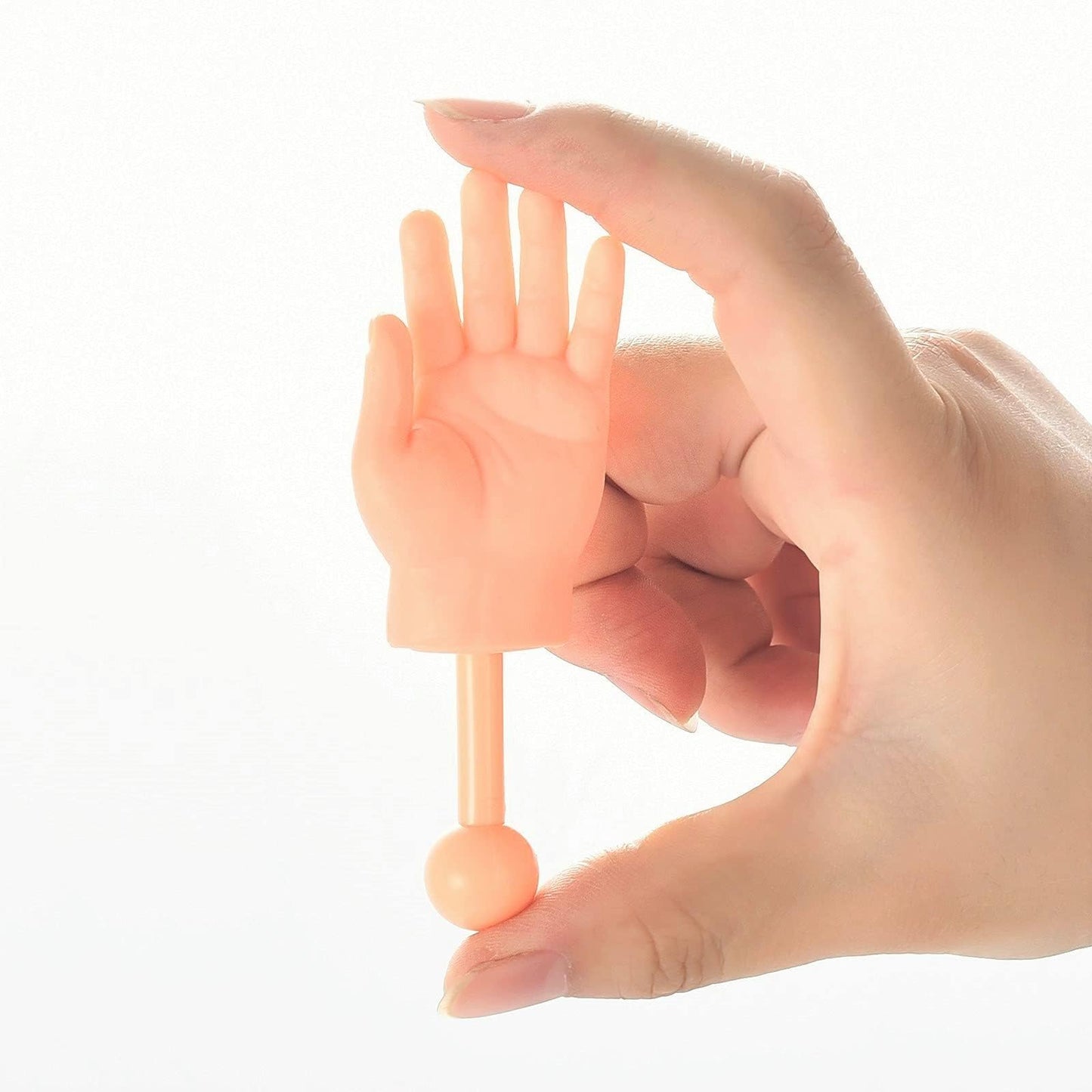 DR DINGUS Finger Hands – Premium Rubber Finger Puppets (4 Hands & Feet)