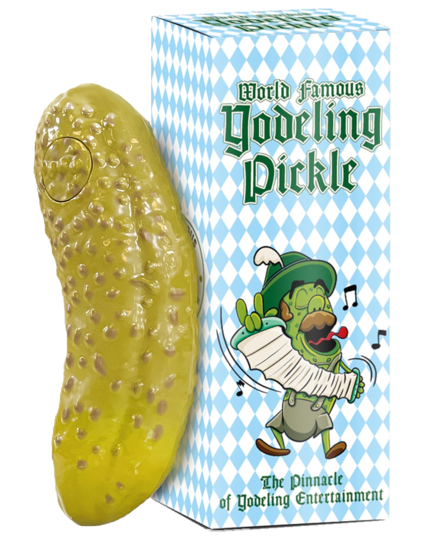 DR DINGUS Yodeling Pickle (5 Inch) Sings Dill-lightful Song – Hilarious Gag Gift
