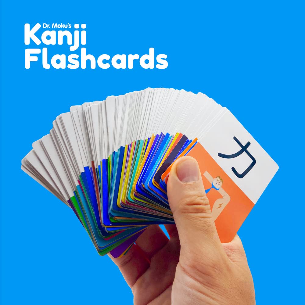 Dr. Moku Kanji Flash Cards – Learn JLPT N5 & Joyo Grade 1 Kanji with Mnemonics