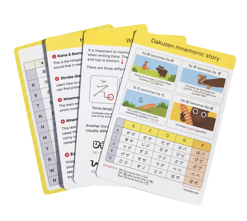 Dr. Moku’s Hiragana & Katakana Flash Cards – Learn the Japanese Alphabet for Beginners