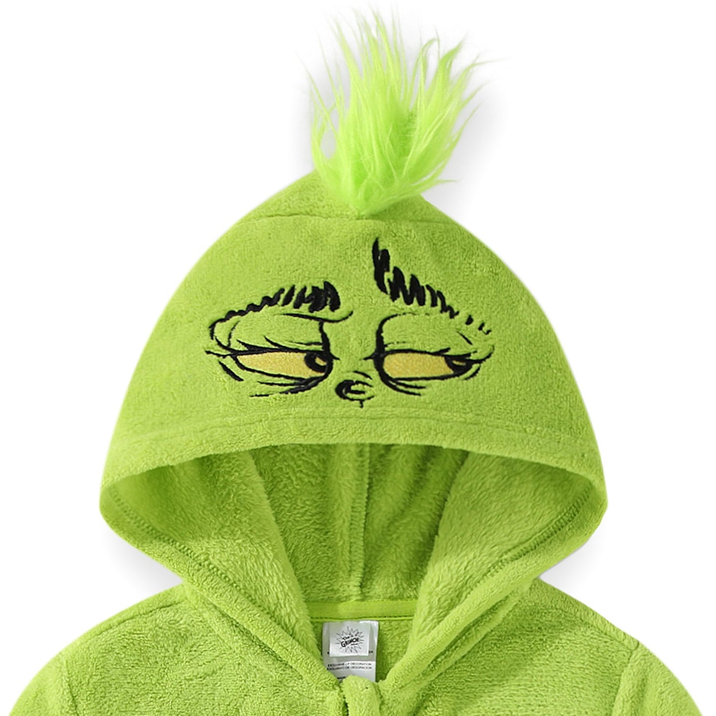 Dr. Seuss Grinch Hooded Coverall for Toddlers & Big Kids – Officially Licensed