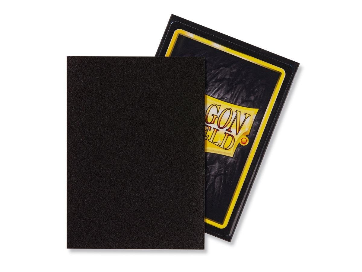 Dragon Shield Matte Black Card Sleeves – 1000 Pack, 63×88 mm, PVC-Free, Archival Safe, 120 μm