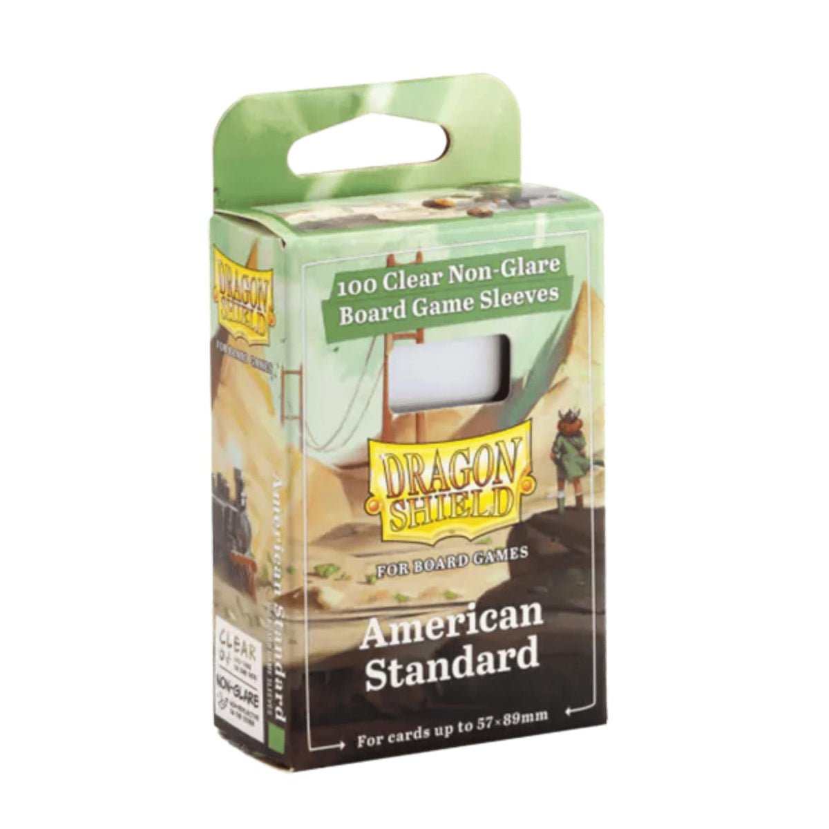 Dragon Shield Board Game Sleeves – Non-Glare, Acid-Free (American Standard, 1 Pack)
