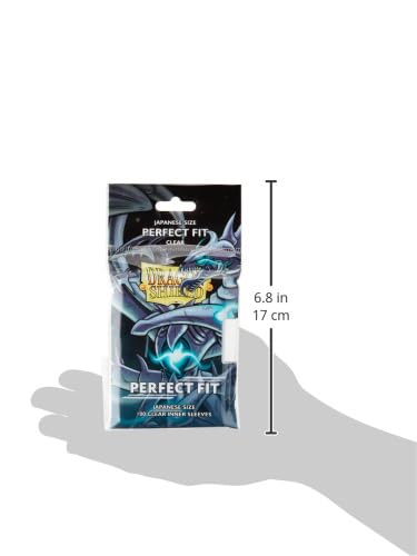 Dragon Shield Arcane Tinmen DS60J Perfect Fit Toploaders - Clear