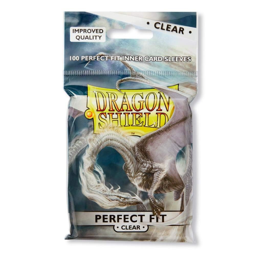 Dragon Shield Inner Sleeve Clear – Standard Size 5-Pack Value Bundle (500 Sleeves Total)