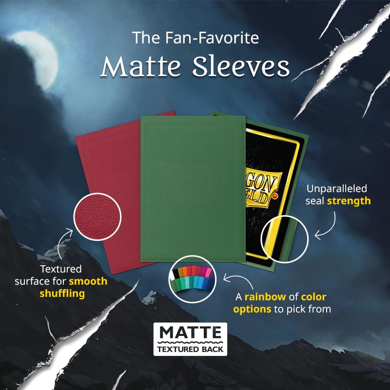 Dragon Shield Japanese Size Card Matte Sleeves | 60 CT Midnight Blue | Smooth & Tough Premium TCG Sleeves