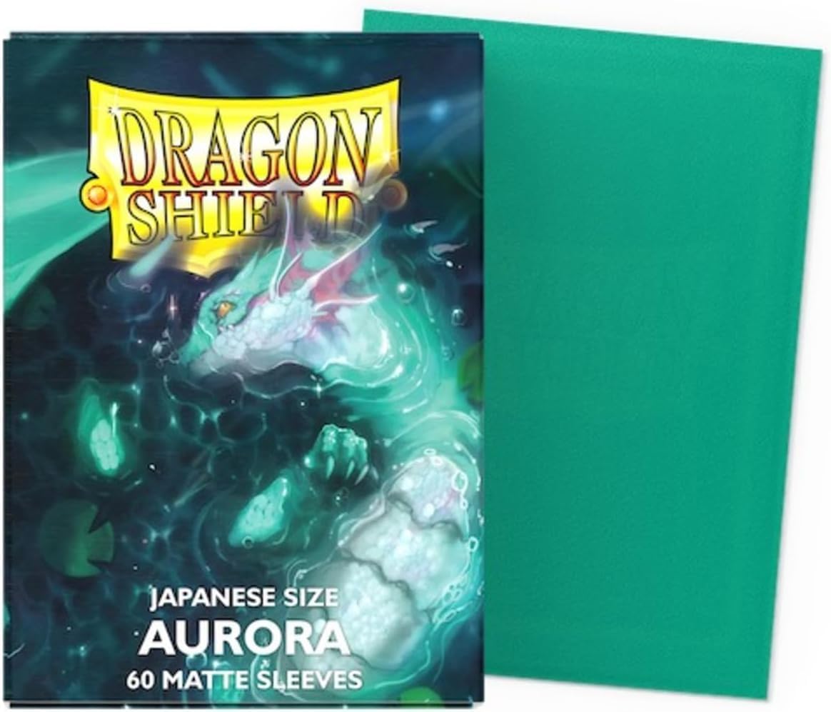Dragon Shield Japanese Size Card Matte Sleeves – 60 CT Aurora | Premium TCG Sleeves