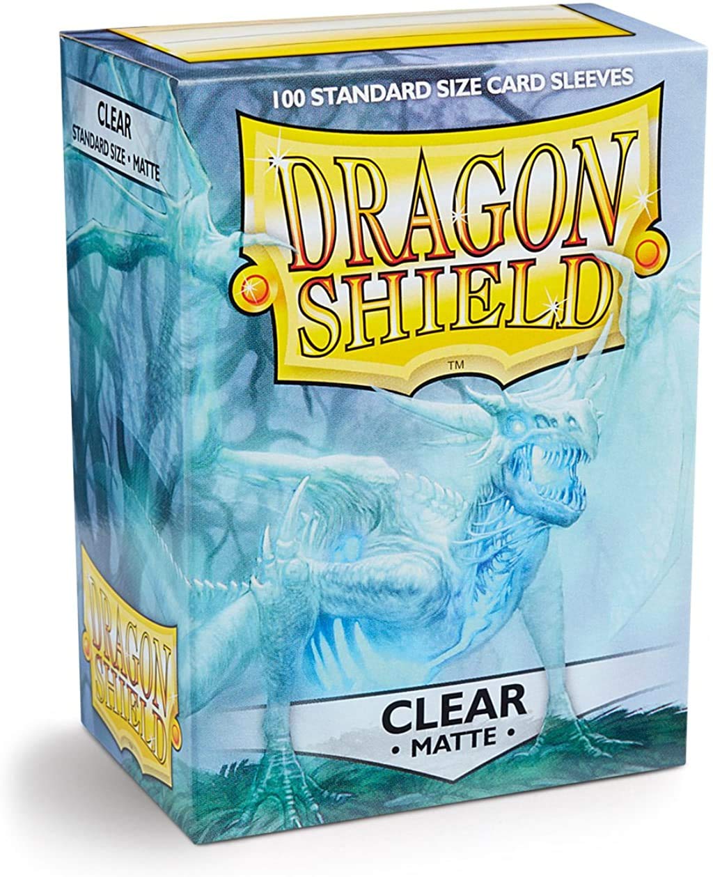 Dragon Shield Matte Clear 100 Deck Protective Sleeves (66x91mm) – Standard MTG Sleeves