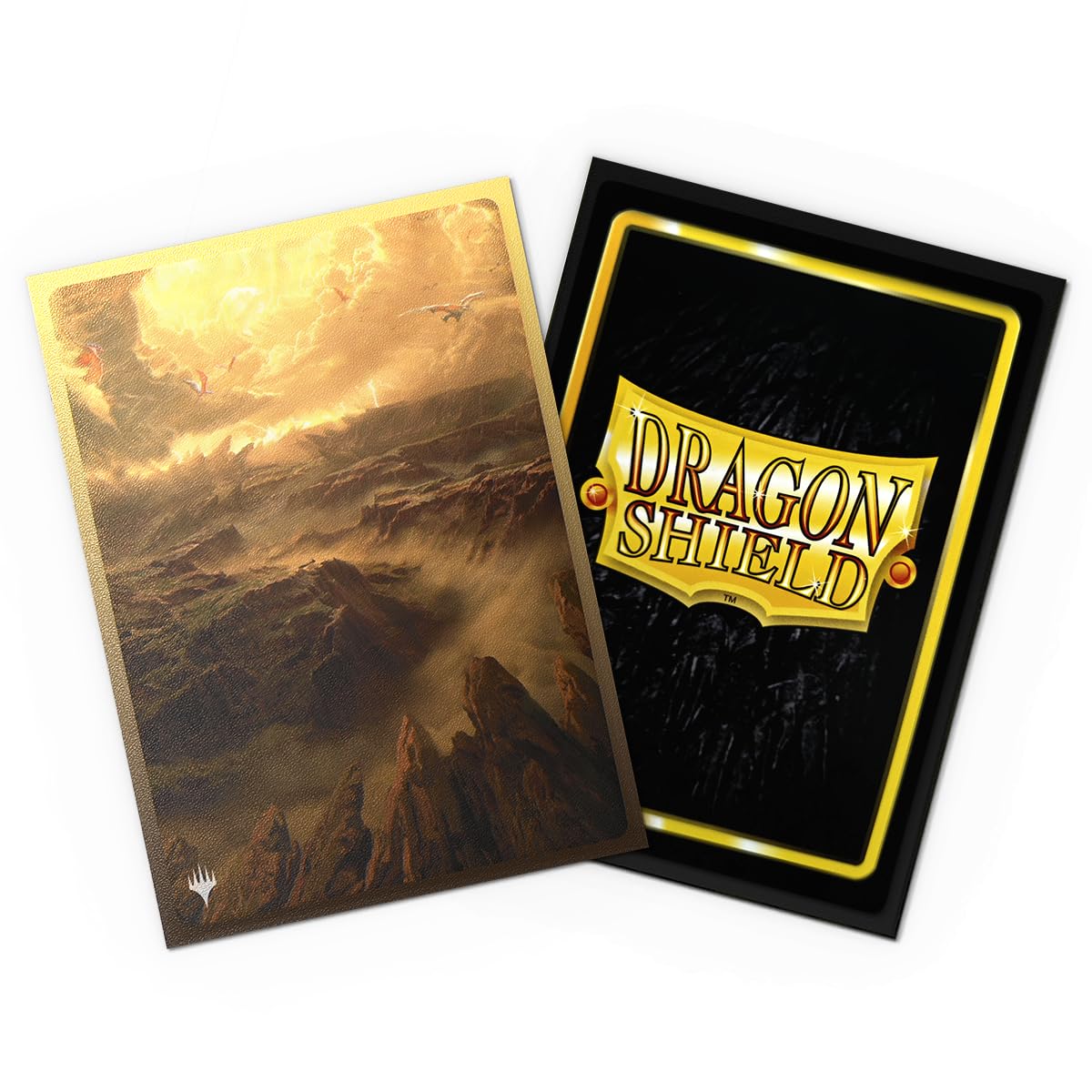 Dragon Shield Matte Dual Art Sleeves – 100 CT | Landfall Series Arid Mesa | Premium TCG Sleeves for MTG