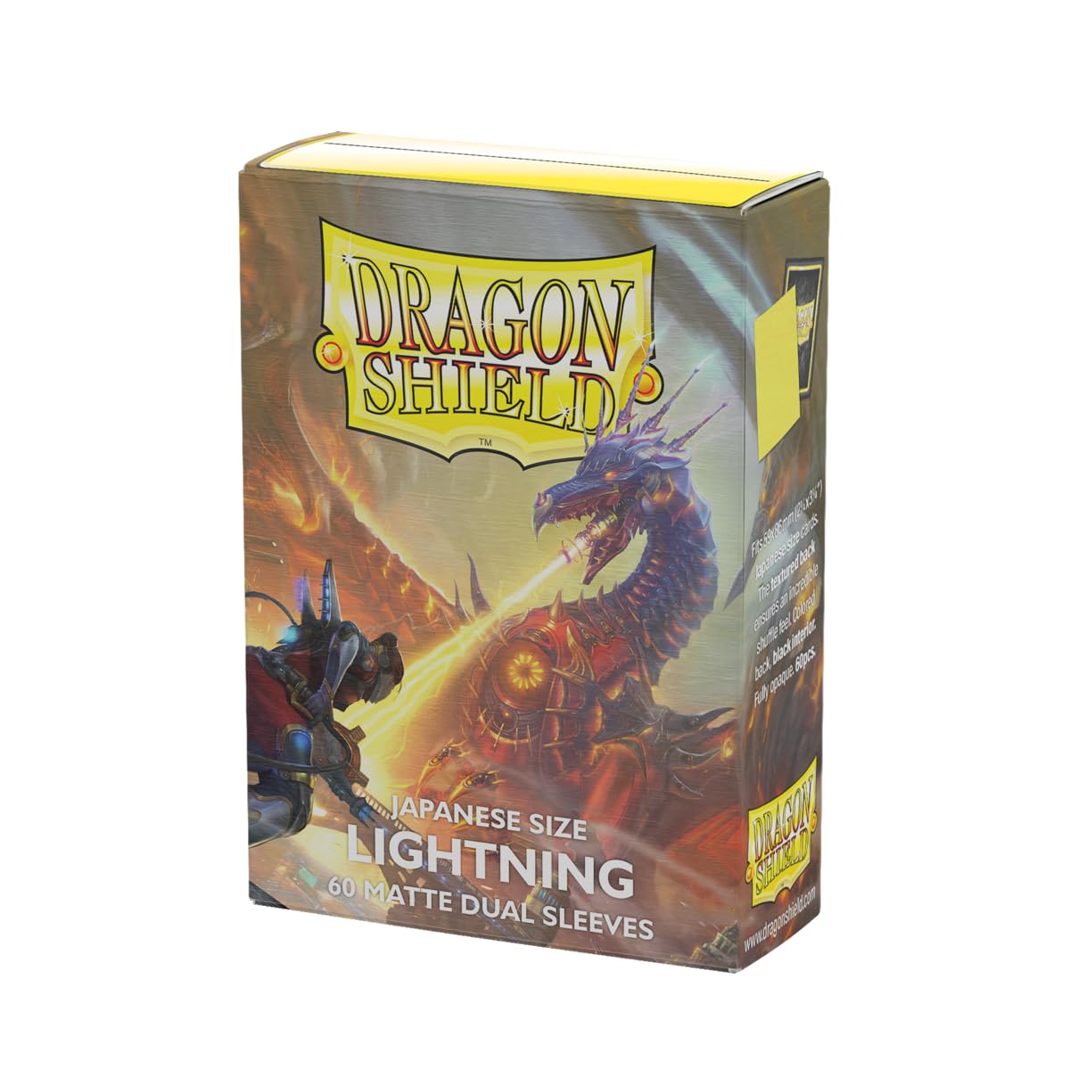 Dragon Shield Matte Dual Japanese-Size Card Sleeves | 60 Count | 59x86 mm, Smooth Shuffle, Archival Safe