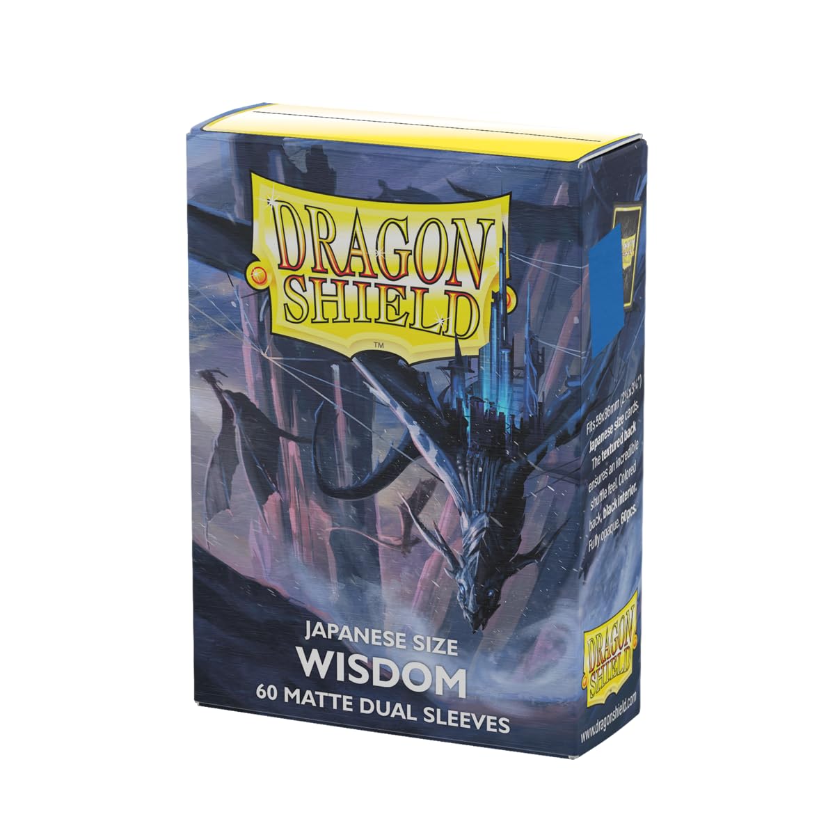 Dragon Shield Matte Dual Japanese-Size Card Sleeves – 60 CT | Smooth Shuffle, PVC-Free