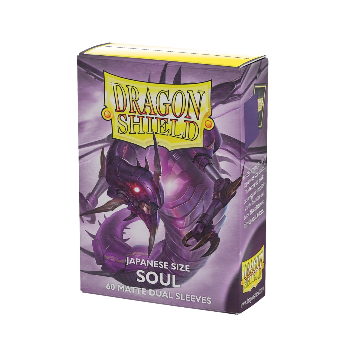 Dragon Shield Matte Dual Japanese Size Card Sleeves | 60 CT | Smooth Shuffle & Durable PVC-Free PP | Yu-Gi-Oh, Naruto, Cardfight!! Vanguard | Soul