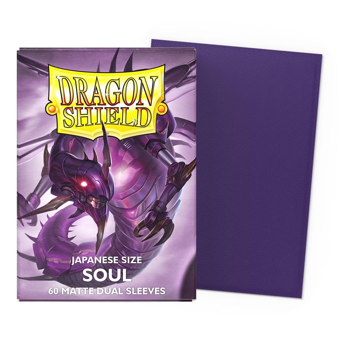 Dragon Shield Matte Dual Japanese Size Card Sleeves | 60 CT | Smooth Shuffle & Durable PVC-Free PP | Yu-Gi-Oh, Naruto, Cardfight!! Vanguard | Soul