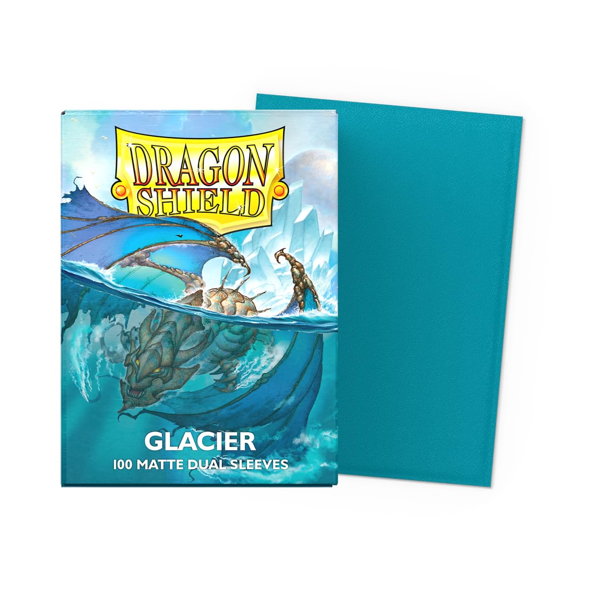 Dragon Shield Matte Dual Standard Size Card Sleeves - 100 CT | Glacier