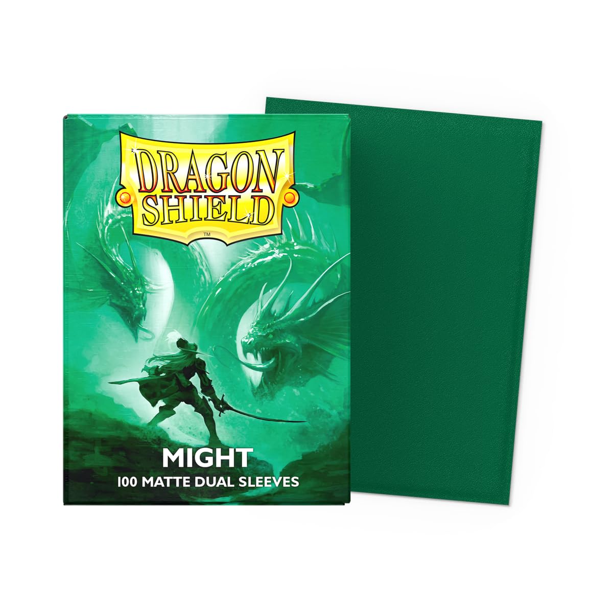 Dragon Shield Matte Dual Standard Size Card Sleeves – 100 Count | Smooth Shuffle, Opaque Interior, Durable TCG Protection