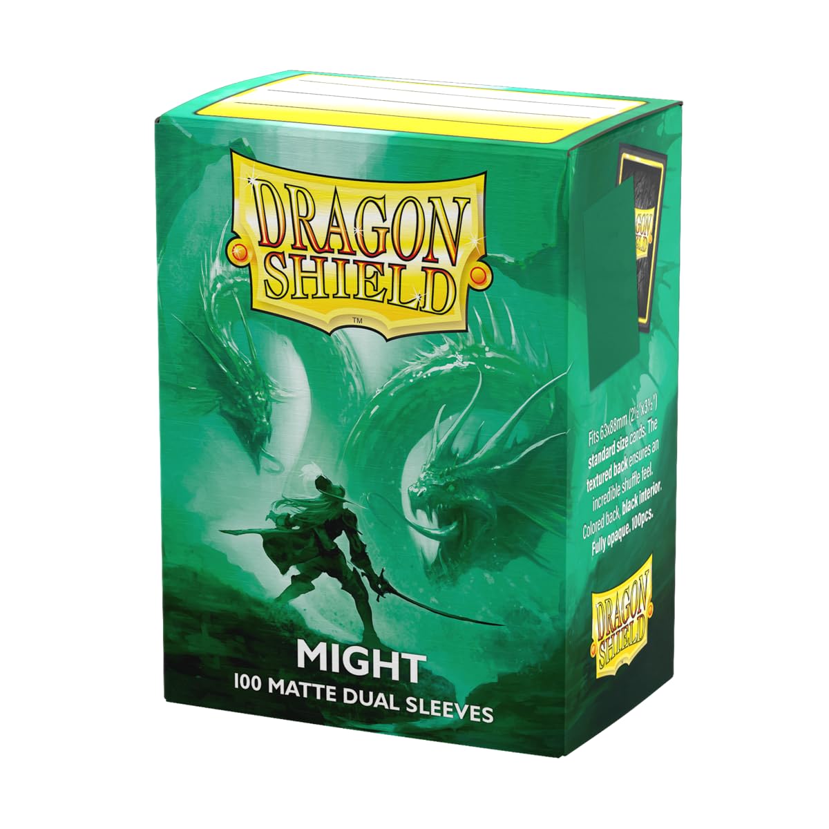 Dragon Shield Matte Dual Standard Size Card Sleeves – 100 Count | Smooth Shuffle, Opaque Interior, Durable TCG Protection