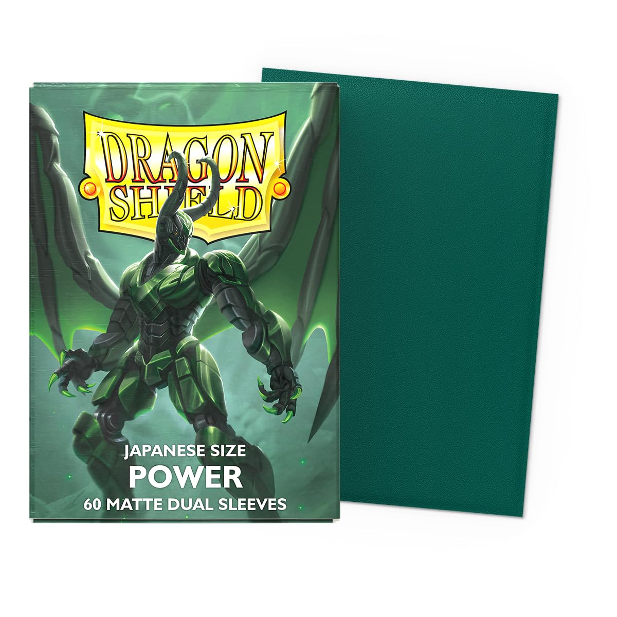 Dragon Shield Matte Dual Japanese Size Card Sleeves | 60-Count | Smooth Shuffle & Durable 120µm PVC-Free PP | Yu-Gi-Oh, Cardfight!! Vanguard, Naruto | Power